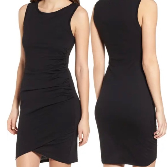 Ruched Body-Con Sleeveless Dress by Leith - Picture 1 of 7